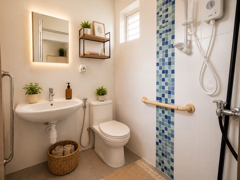 146 Woodlands Street 13, 146 Woodlands Street 13, 3 Bedrooms, 1,001 sqft, HDB Flat For Sale, by Aszri ., 500242248 - Bathroom - PropertyGuru.com.sg