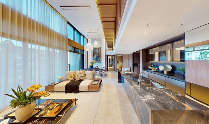 Fire Sale!! D15 Brand New Single Floor 5 Bedder PH, Don't Miss!!, , 5 Bedrooms, 2,691 sqft, Condominium For Sale, by Brenda Koh, 500242273 - Living Room - PropertyGuru.com.sg