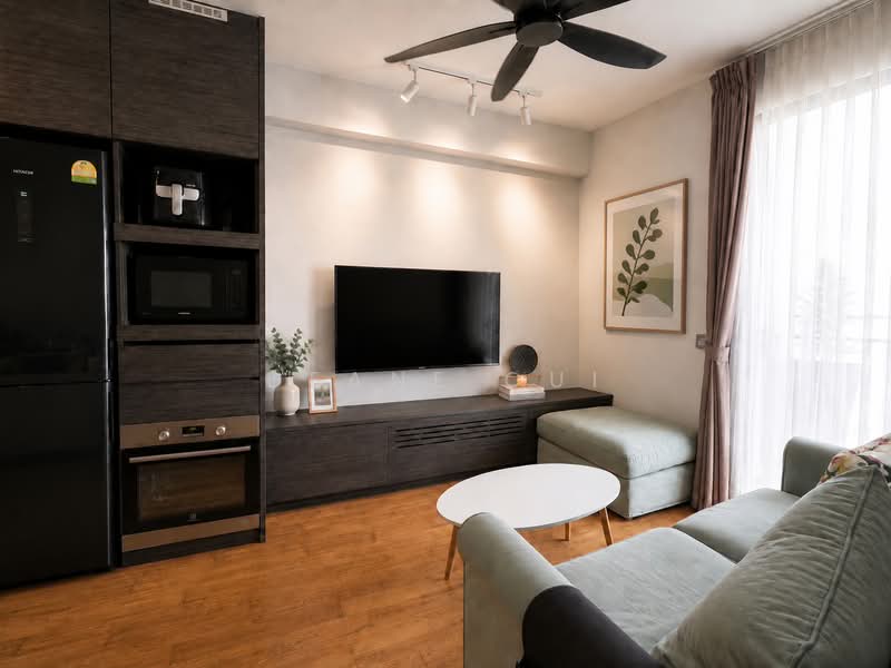 Riversails, 8 Upper Serangoon Crescent, 1 Bedroom, 506 sqft, Condominium For Sale, by Deane Cui, 500242307 - Living Room - PropertyGuru.com.sg