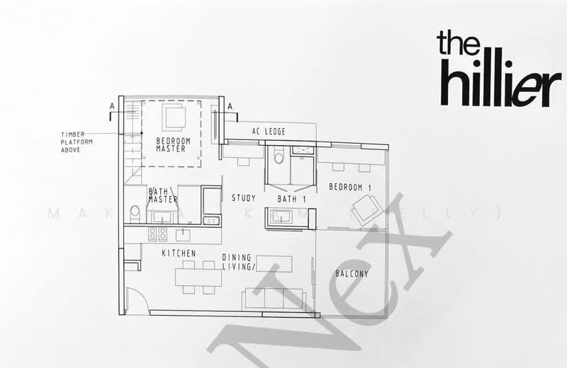 The Hillier, 6 Hillview Rise, 2 Bedrooms, 840 sqft, Condominium For Rent, by Mak Lai Kam (Kelly), 500242336 - PropertyGuru.com.sg