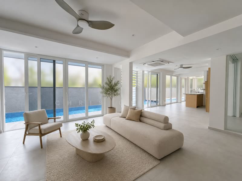 Serangoon Garden Estate, Brighton Estate, 6 Bedrooms, 6,000 sqft, Semi-Detached House For Rent, by Chris Chiang, 500242381 - Living Room - PropertyGuru.com.sg