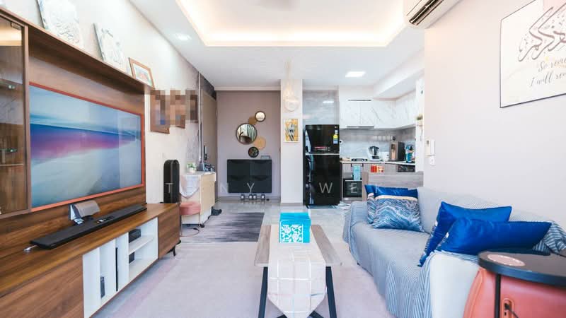 Northwave EC, 111 Woodlands View, 2 Bedrooms, 667 sqft, Condominium For Rent, by Tony Kwek, 500242437 - Living Room - PropertyGuru.com.sg
