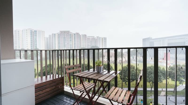 Northwave EC, 111 Woodlands View, 2 Bedrooms, 667 sqft, Condominium For Rent, by Tony Kwek, 500242437 - Balcony - PropertyGuru.com.sg