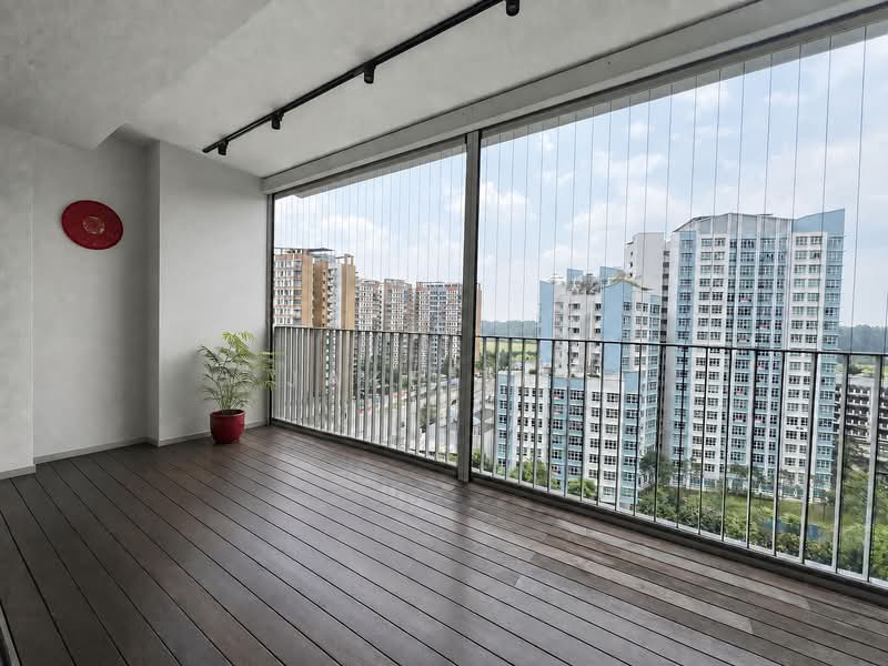 The Terrace, 82 Edgedale Plains, 4 Bedrooms, 1,442 sqft, Condominium For Rent, by Jake Tay, 500242440 - Balcony - PropertyGuru.com.sg
