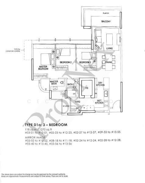 Double Bay Residences, 19B Simei Street 4, 3 Bedrooms, 1,270 sqft, Condominium For Sale, by Cecilia Yeo, 500242450 - PropertyGuru.com.sg