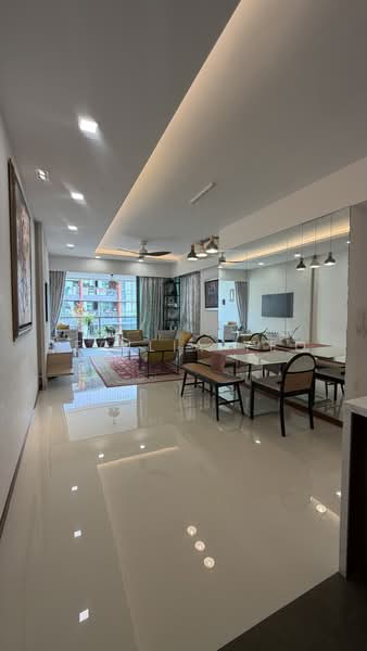 Double Bay Residences, 19B Simei Street 4, 3 Bedrooms, 1,270 sqft, Condominium For Sale, by Cecilia Yeo, 500242450 - Living Room - PropertyGuru.com.sg