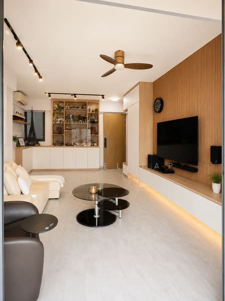 Bellewaters, 11 Anchorvale Crescent, 3 Bedrooms, 1,066 sqft, Executive Condominium For Sale, by Rachel Yap, 500242451 - Living Room - PropertyGuru.com.sg