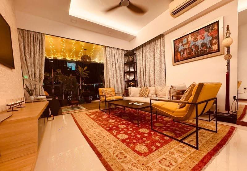 Double Bay Residences, 19A Simei Street 4, 3 Bedrooms, 1,270 sqft, Condominium For Sale, by Serene Ang, 500242461 - Living Room - PropertyGuru.com.sg