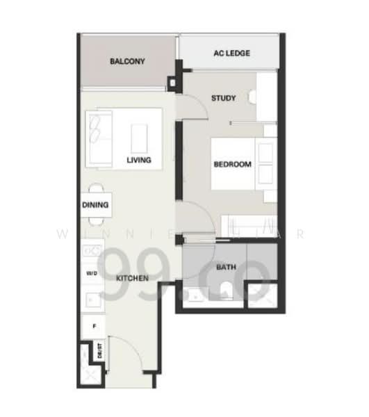 Clavon, 6 Clementi Avenue 1, 1 Bedroom, 527 sqft, Condominium For Rent, by Winnie Chiar, 500242467 - PropertyGuru.com.sg