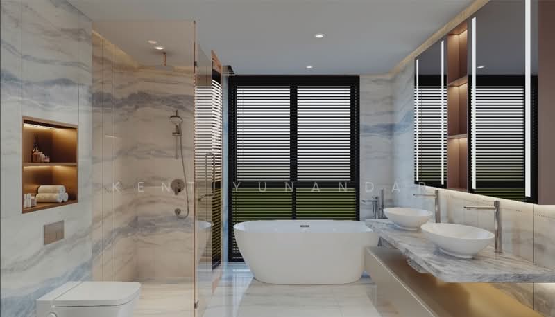 Broad and Grand Frontage. Detached House. Near Bukit Tunggal GCBA., Dyson Road, Newton / Novena, 6 Bedrooms, 9,803 sqft, Detached House For Sale, by Kent YUNANDAR, 500242583 - Bathroom - PropertyGuru.com.sg
