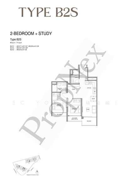 Norwood Grand, , 2 Bedrooms, 710 sqft, Condominium For Rent, by EC Yong (楊茵㟫), 500242601 - Master Bedroom - PropertyGuru.com.sg