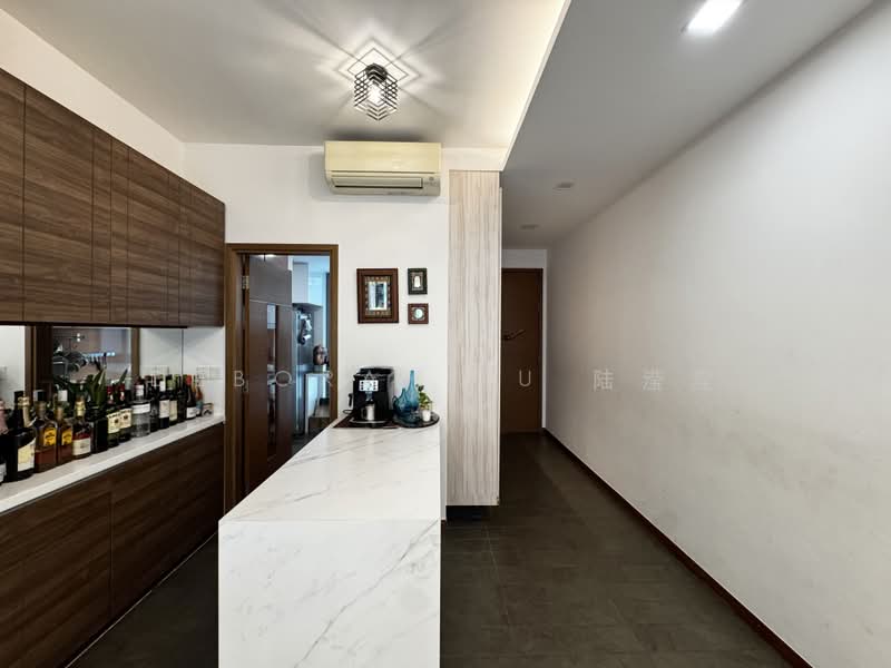 Double Bay Residences, 19B Simei Street 4, 3 Bedrooms, 1,270 sqft, Condominium For Sale, by Deborah Lu 陆滢滢, 500242608 - Kitchen - PropertyGuru.com.sg