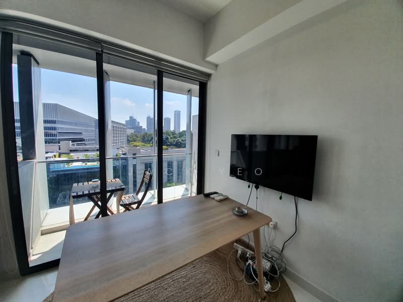 The Rise @ Oxley - Residences, 73 Oxley Rise, 3 Bedrooms, 818 sqft, Apartment For Sale, by Jack Yeo, 500242616 - Living room to balcony - PropertyGuru.com.sg