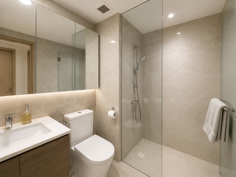 Treasure at Tampines, 47 Tampines Lane, 2 Bedrooms, 678 sqft, Condominium For Sale, by jeff Lim 林柏兑, 500242689 - Bathroom - PropertyGuru.com.sg