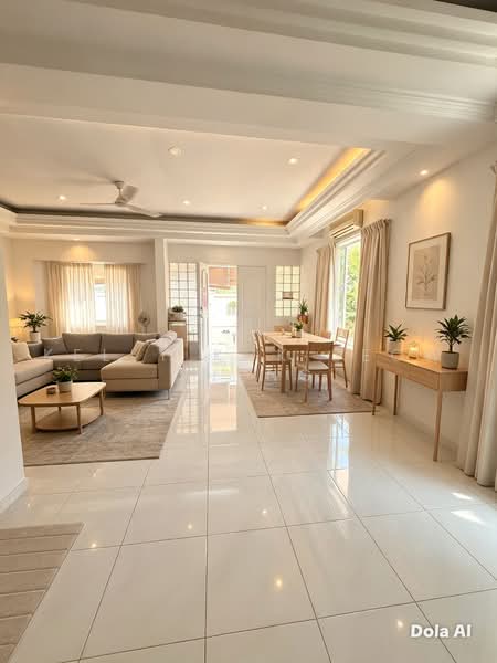 Eng Aun Park ( Novena Estate), Jalan Novena Selatan, Newton / Novena, 4 Bedrooms, 1,900 sqft, Corner Terrace For Sale, by Kelly Kok Seow Cheng, 500242697 - Living Room pic for illustration purpose - PropertyGuru.com.sg