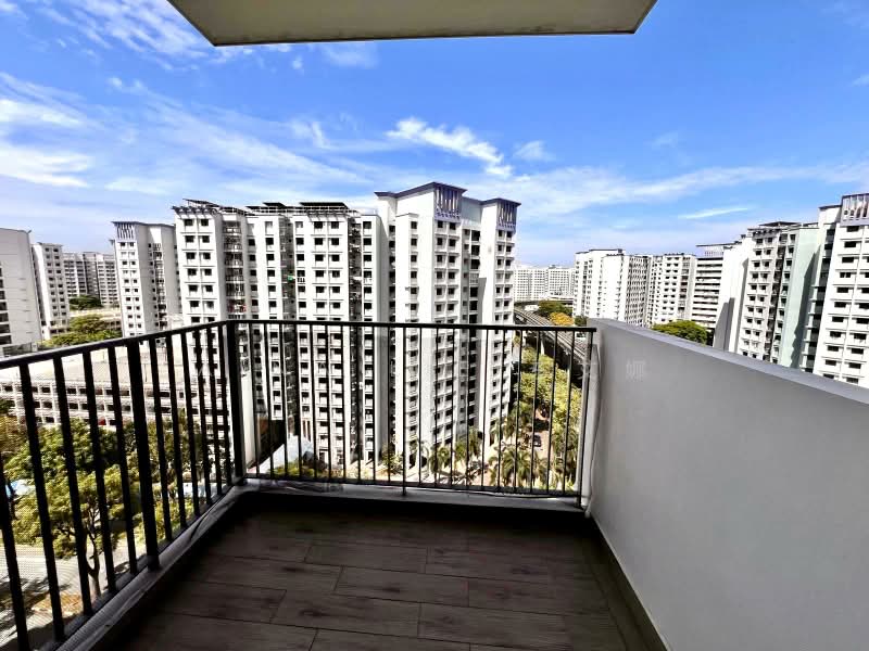 La Fiesta, 58 Sengkang Square, 1 Bedroom, 452 sqft, Condominium For Rent, by Aina Lie 李艾娜, 500242717 - Balcony - PropertyGuru.com.sg