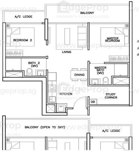 Tre Residences, 7 Geylang East Avenue 1, Eunos / Geylang / Paya Lebar, 2 Bedrooms, 700 sqft, Condominium For Sale, by Pauline Chia, 500242727 - PropertyGuru.com.sg
