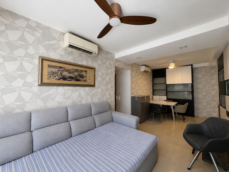 FLO Residence, Punggol Field Walk, 3 Bedrooms, 936 sqft, Condominium For Sale, by Jerron Lim, 500242792 - Living Room - PropertyGuru.com.sg