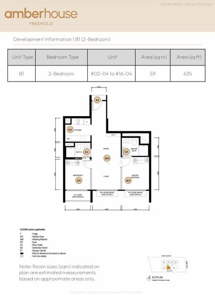 Amber House, 30 Amber Gardens, 2 Bedrooms, 635 sqft, Apartment For Sale, by CS Law, 500242869 - PropertyGuru.com.sg
