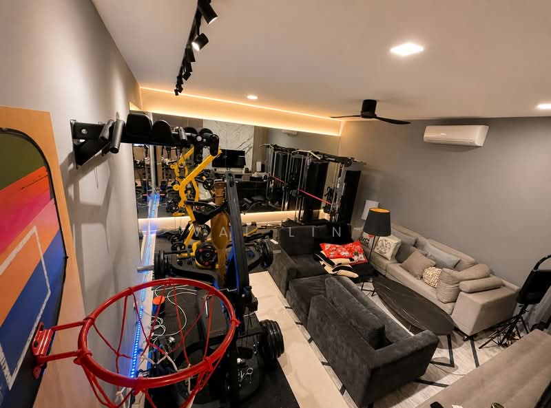 Serangoon Gardens Modern Semi-D Move-in-Ready | 3-Storey+Basemt Entertainment & Lift | 5mins to MRT, Serangoon Gardens Kingswear Ave, 5 Bedrooms, 5,500 sqft, Semi-Detached House For Sale, by Val Lin, 500242870 - Gym - PropertyGuru.com.sg