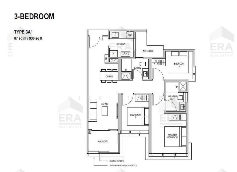 Dairy Farm Residences, 12 Dairy Farm Lane, Dairy Farm / Bukit Panjang / Choa Chu Kang, 3 Bedrooms, 936 sqft, Condominium For Sale, by Vikki Tear, 500242884 - PropertyGuru.com.sg