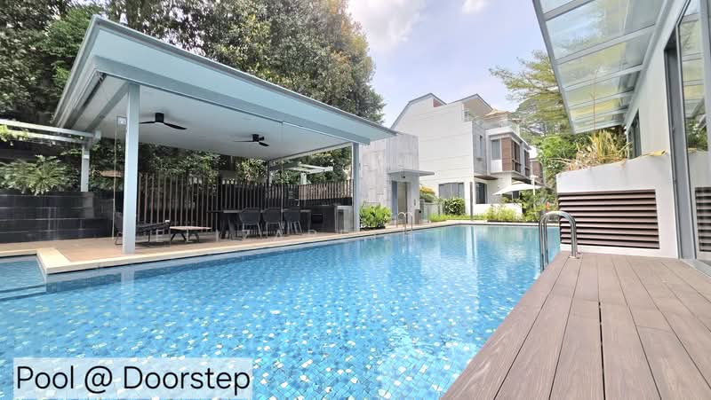 5Bed5Bath+Helper Big Family Bukit Timah $13xx psf Landed Living Tan Kah Kee MRT, , 5 Bedrooms, 3,154 sqft, Cluster House For Sale, by Elizabeth Lim, 500242902 - Pool - PropertyGuru.com.sg