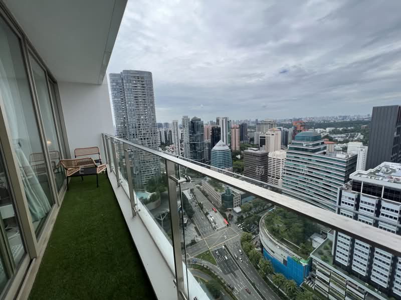Scotts Square, 6 Scotts Road, Orchard / River Valley, 1 Bedroom, 624 sqft, Condominium For Sale, by Emily Yeo 杨莉冰, 500242913 - Balcony - PropertyGuru.com.sg