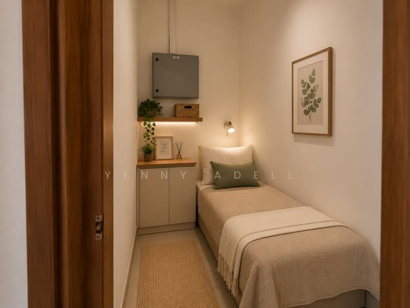 River Place, 60 Havelock Road, 3 Bedrooms, 1,302 sqft, Condominium For Sale, by Yenny Adell, 500242925 - Maids Bedroom - PropertyGuru.com.sg