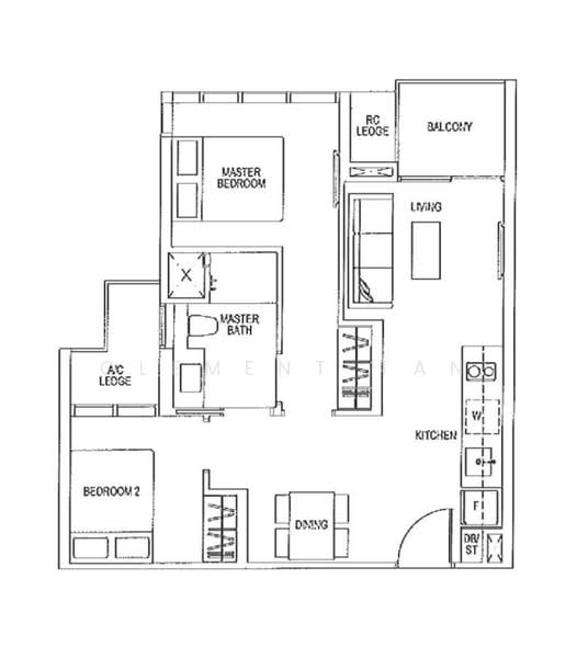Sims Urban Oasis, 10 Sims Drive, 2 Bedrooms, 624 sqft, Condominium For Rent, by Clement Tan, 500243017 - PropertyGuru.com.sg