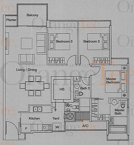 Casa Merah, 68 Tanah Merah Kechil Avenue, Bedok / Upper East Coast, 3 Bedrooms, 1,227 sqft, Condominium For Sale, by Thomas Ang, 500243095 - PropertyGuru.com.sg