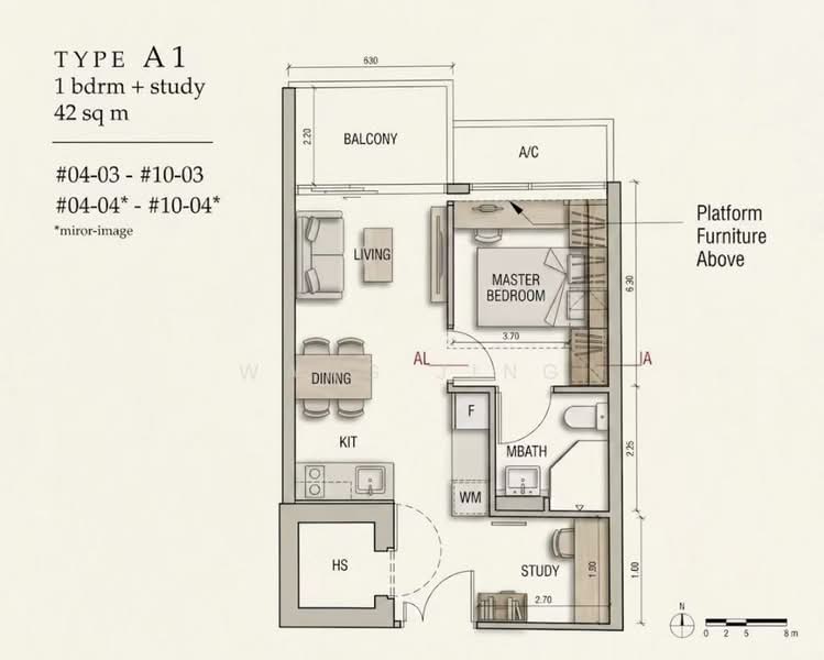 Midtown Residences, 1189 Upper Serangoon Road, Studio, 452 sqft, Condominium For Sale, by Wang Jing, 500243106 - PropertyGuru.com.sg