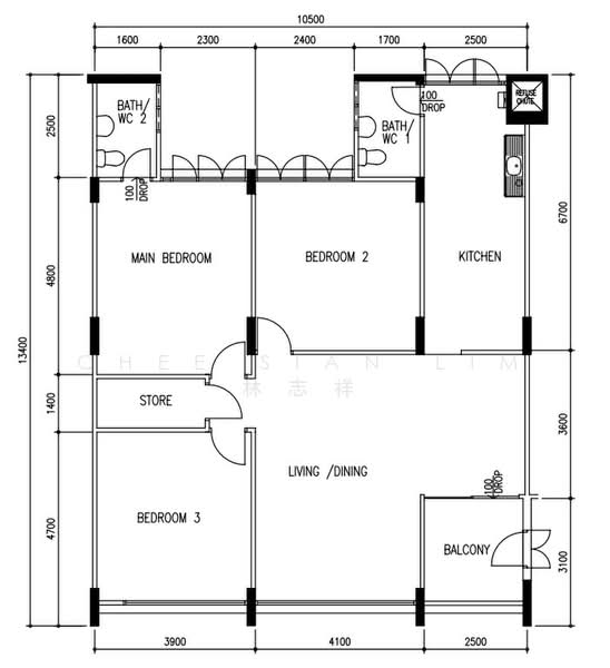 53 Lengkok Bahru, 53 Lengkok Bahru, 3 Bedrooms, 1,313 sqft, HDB Flat For Sale, by Chee Sian Lim 林志祥, 500243131 - PropertyGuru.com.sg