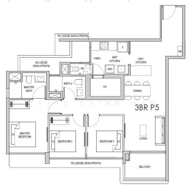 Lentor Gardens Residences, 68 Lentor Gardens, Mandai / Upper Thomson, 3 Bedrooms, 1,012 sqft, Apartment For Sale, by Ching Ching Gan, 500243136 - PropertyGuru.com.sg