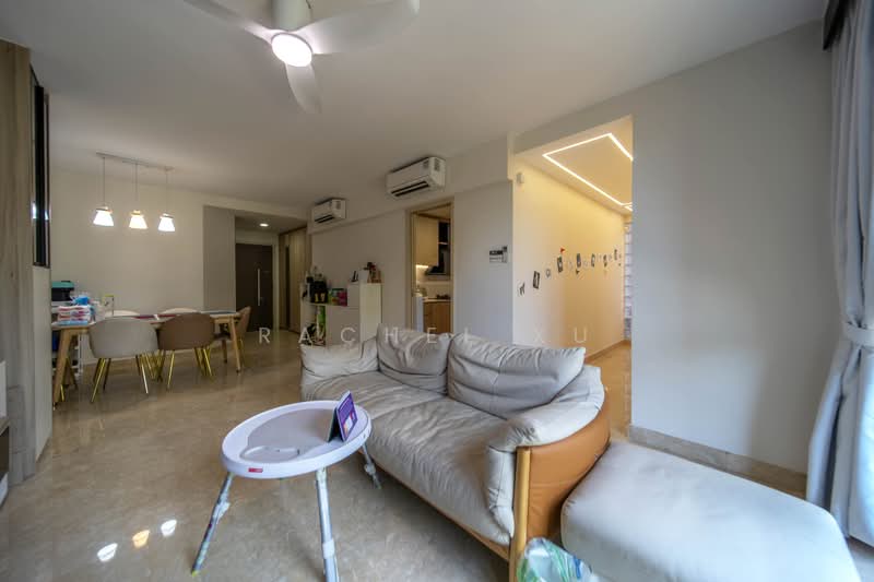 Changi Rise Condo, 22 Simei Rise, 3 Bedrooms, 1,130 sqft, Condominium For Sale, by Rachel Xu, 500243174 - Living Room - PropertyGuru.com.sg