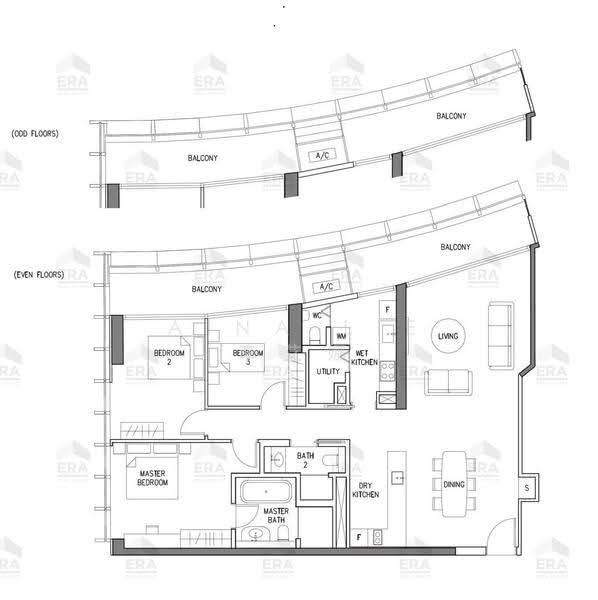Premium 3 Bedroom, Seamlessly Connected to Bugis MRT, Beach Road / Bugis / Rochor, 3 Bedrooms, 1,722 sqft, Condominium For Sale, by Aina Lie 李艾娜, 500243197 - PropertyGuru.com.sg