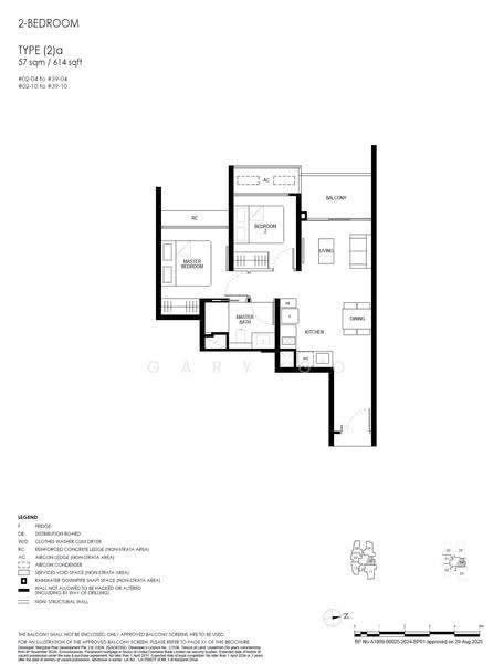 PENRITH, 70,72 Margaret Drive, 2 Bedrooms, 614 sqft, Condominium For Sale, by Gary Go, 500243205 - (2)a - PropertyGuru.com.sg