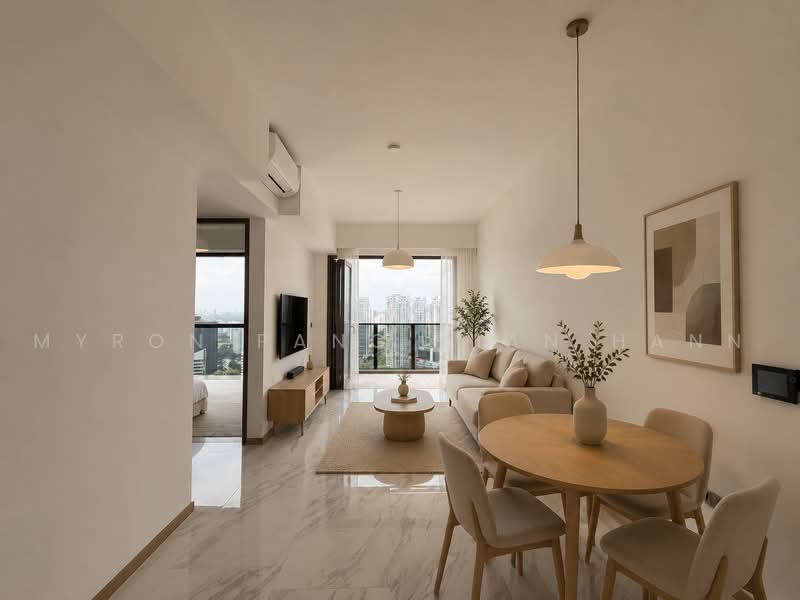 The Landmark, 173 Chin Swee Road, 2 Bedrooms, 764 sqft, Condominium For Sale, by Myron Pang Kian Hann, 500243224 - Living Room - PropertyGuru.com.sg