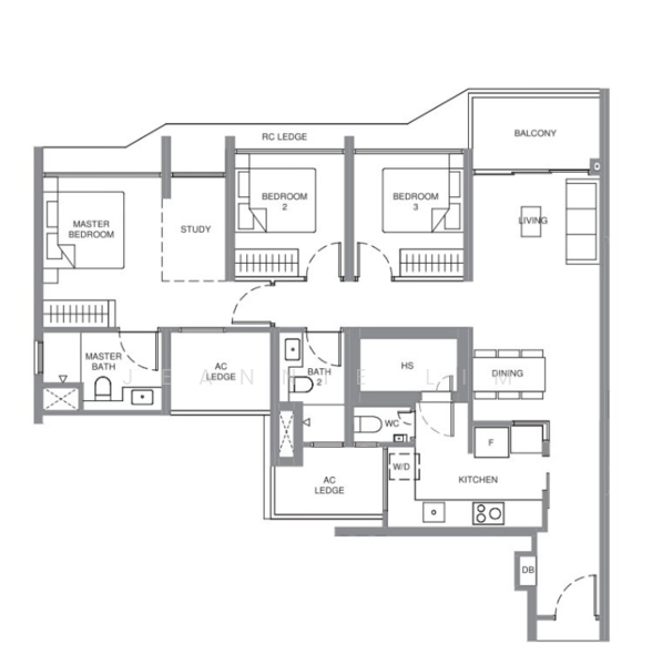 Pinery Residences, Tampines Street 94, 3 Bedrooms, 1,055 sqft, Condominium For Sale, by Jeannie Lim, 500243327 - PropertyGuru.com.sg
