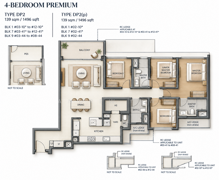 PARKTOWN Residence, Tampines Street 62, Pasir Ris / Tampines, 4 Bedrooms, 1,496 sqft, Condominium For Sale, by Andrew Yew, 500243347 - PropertyGuru.com.sg