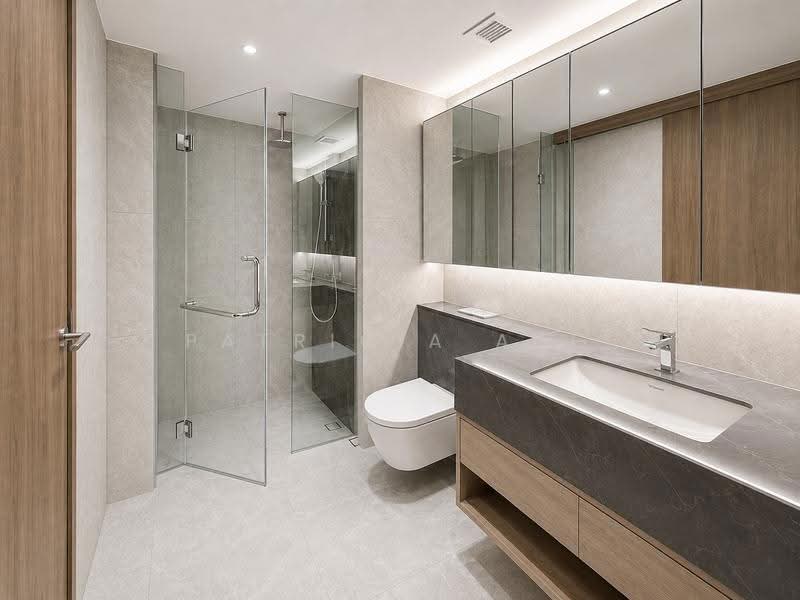 Orchard Sophia, 128 Sophia Road, 1 Bedroom, 441 sqft, Condominium For Rent, by Patricia Ang, 500243372 - Bathroom - PropertyGuru.com.sg