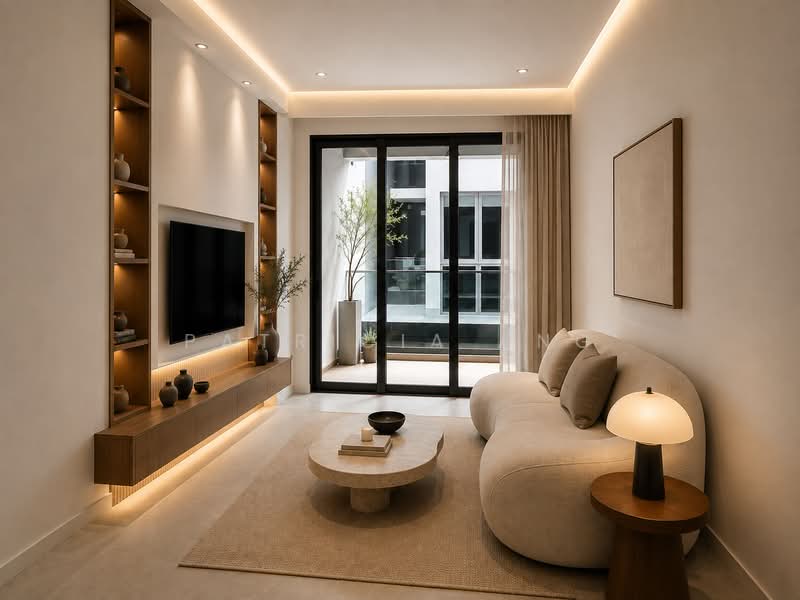 Orchard Sophia, 128 Sophia Road, 1 Bedroom, 441 sqft, Condominium For Rent, by Patricia Ang, 500243372 - Living Room - PropertyGuru.com.sg