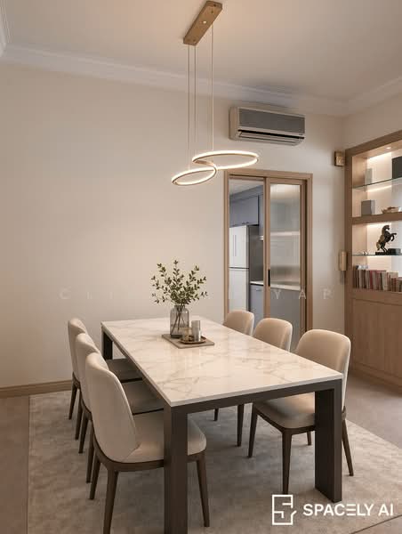 Tiara, 1 Kim Seng Walk, Orchard / River Valley, 3 Bedrooms, 1,550 sqft, Apartment For Sale, by Clifford Yap, 500243374 - Dining Room virtual ID - PropertyGuru.com.sg