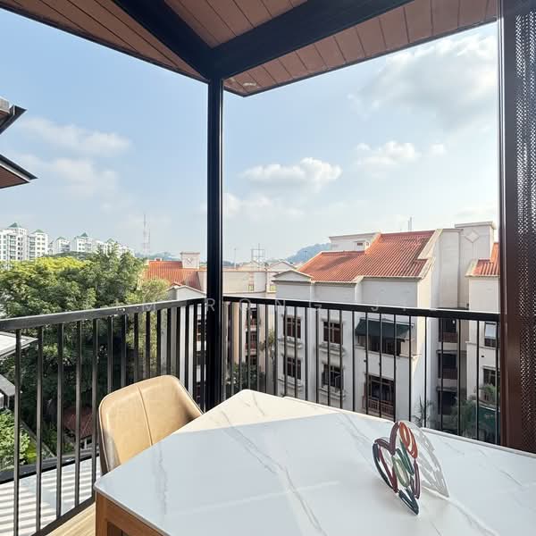 Daintree Residence, 11B Toh Tuck Road, 2 Bedrooms, 678 sqft, Condominium For Rent, by Lim Rong Jie, 500243467 - Balcony - PropertyGuru.com.sg