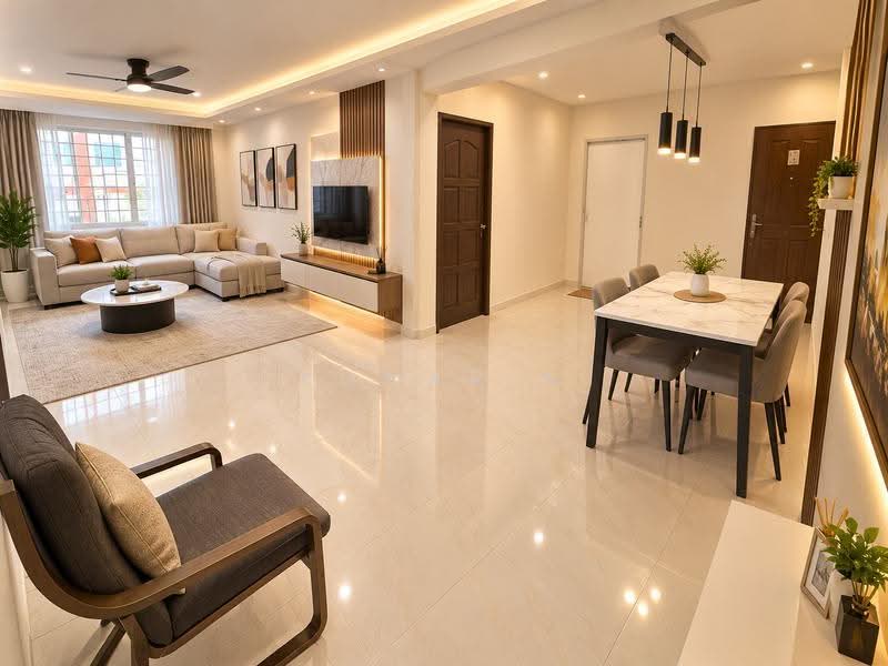 232 Simei Street 4, 232 Simei Street 4, Pasir Ris / Tampines, 3 Bedrooms, 1,119 sqft, HDB Flat For Sale, by Kumar N, 500243549 - Living Room - PropertyGuru.com.sg