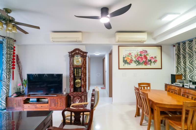Q Bay Residences, 9 Tampines Street 86, 3 Bedrooms, 1,119 sqft, Condominium For Rent, by Mark Yeo (杨复中), 500243584 - Living Room - PropertyGuru.com.sg