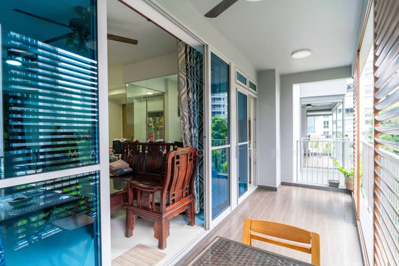Q Bay Residences, 9 Tampines Street 86, 3 Bedrooms, 1,119 sqft, Condominium For Rent, by Mark Yeo (杨复中), 500243584 - Balcony - PropertyGuru.com.sg
