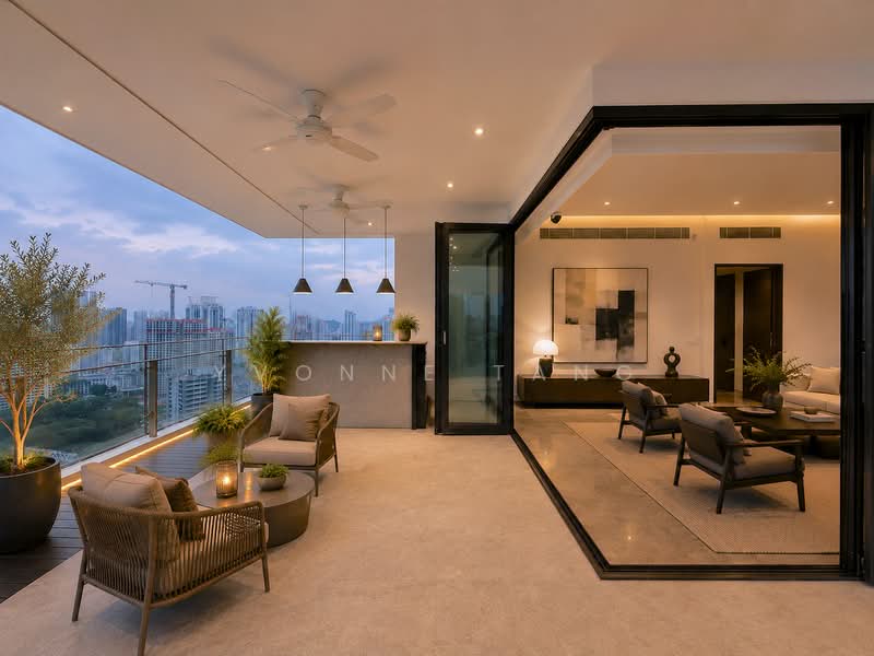 Centennia Suites, 100 Kim Seng Road, Orchard / River Valley, 4 Bedrooms, 2,217 sqft, Condominium For Sale, by Yvonne Tang, 500243589 - Outdoor Terrace - PropertyGuru.com.sg