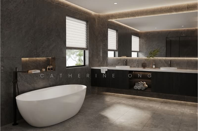 Avant-Garde Collection, Siglap Road, East Coast / Marine Parade, 5 Bedrooms, 9,407 sqft, Semi-Detached House For Sale, by Catherine Ong, 500243601 - Bathroom - PropertyGuru.com.sg