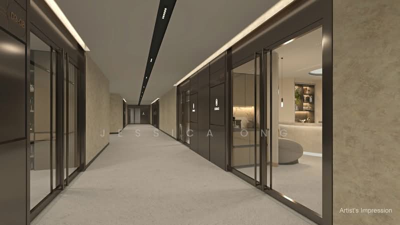 The Golden Mile, 5001 Beach Road, 1,195 sqft, Medical For Sale, by Jessica Ong, 500243612 - Corridor - CommercialGuru.com.sg