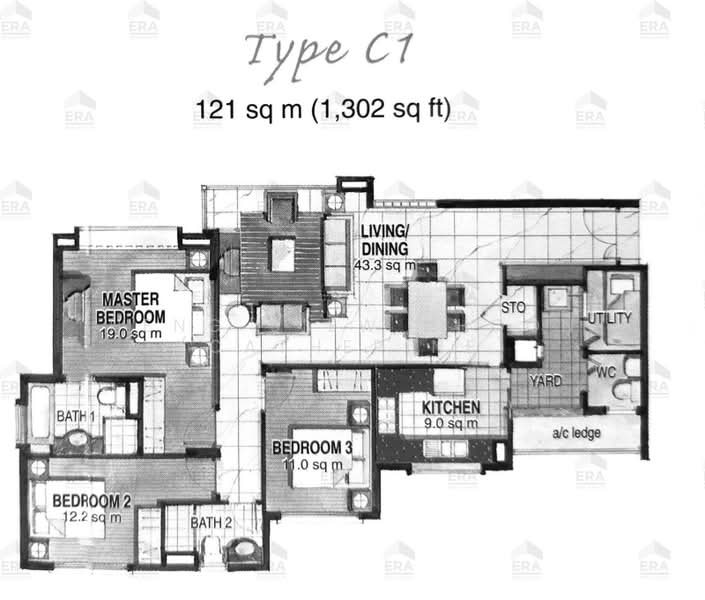 Summerhill, 50 Hume Avenue, 3 Bedrooms, 1,303 sqft, Condominium For Sale, by Heng Siew Khoon (Catherine), 500243649 - PropertyGuru.com.sg
